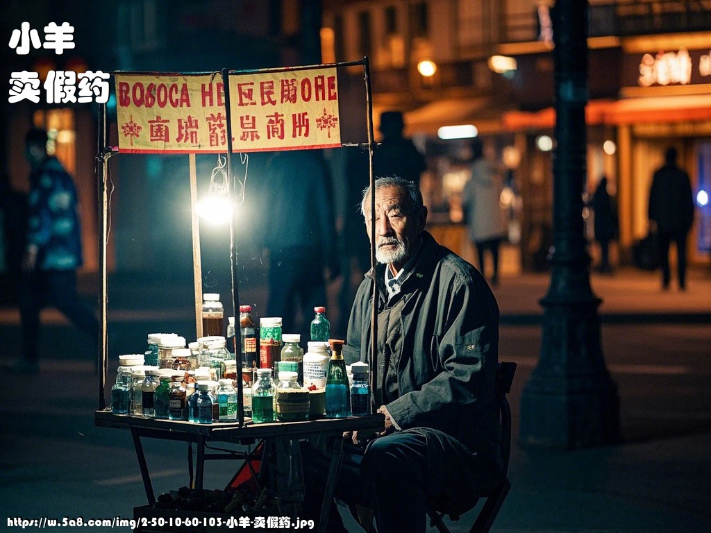 小羊卖假药搞笑图片