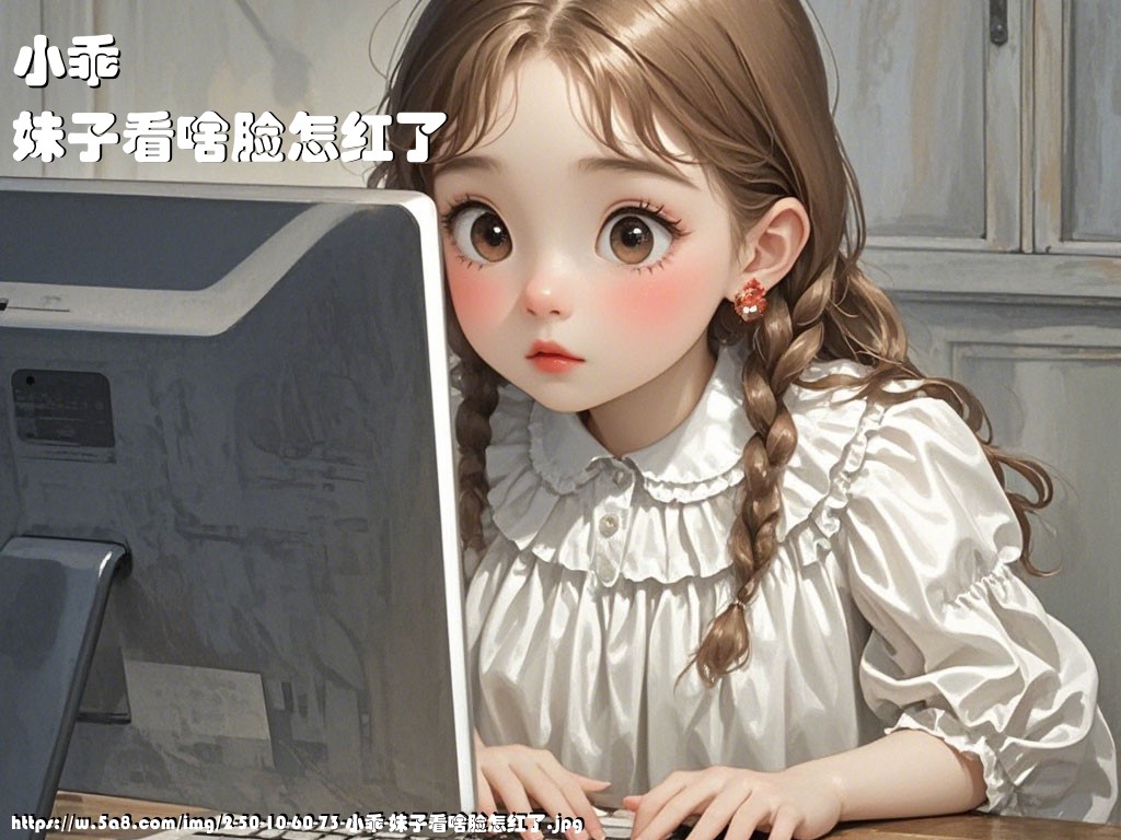 小乖妹子看啥脸怎红了搞笑图片