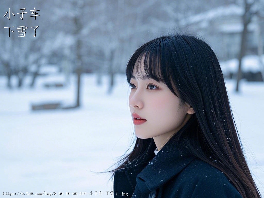 小子车下雪了搞笑图片