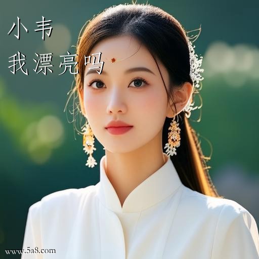 我漂亮吗小韦搞笑图片