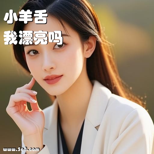 我漂亮吗小羊舌搞笑图片